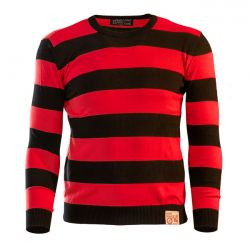 13 1 2 outlaw sweater zwart rood 0 6281