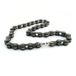amigaz black bike chain choker 18 0 731