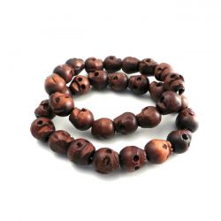 amigaz hout schedel kralen armband set 0 885