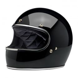 biltwell gringo helm glanzend zwart 0 7858
