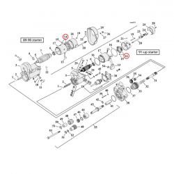 borstelset 4 hitachi startmotor 0 3029