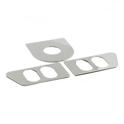 chromen ontstekingsschakelaar coverset 3st 0 5456