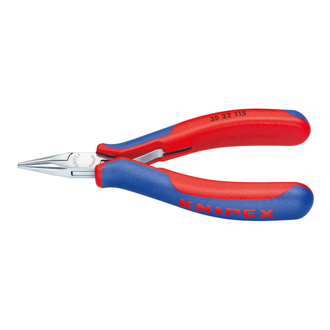 knipex elektronicatang met rechte bek 115mm 0 400285