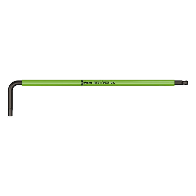 wera inbussleutel multicolor helder groen metrisch 2 5 0 067185