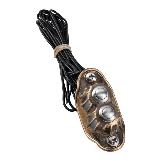 kustom tech deluxe stuurschakelaar dubbele knop 0 454235