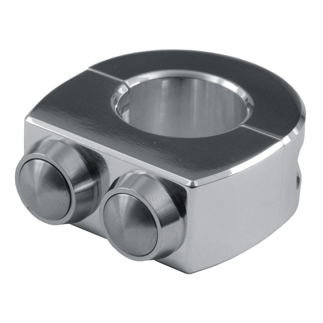 motogadget mo switch 2 drukknopbehuizing 22mm hb gepolijst 0 132039