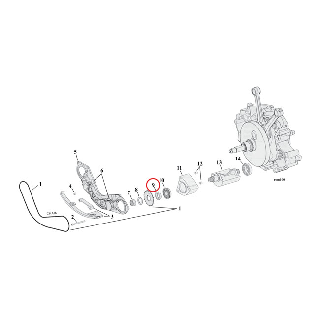 spacer balancer tandwiel 170 inch 0 642189