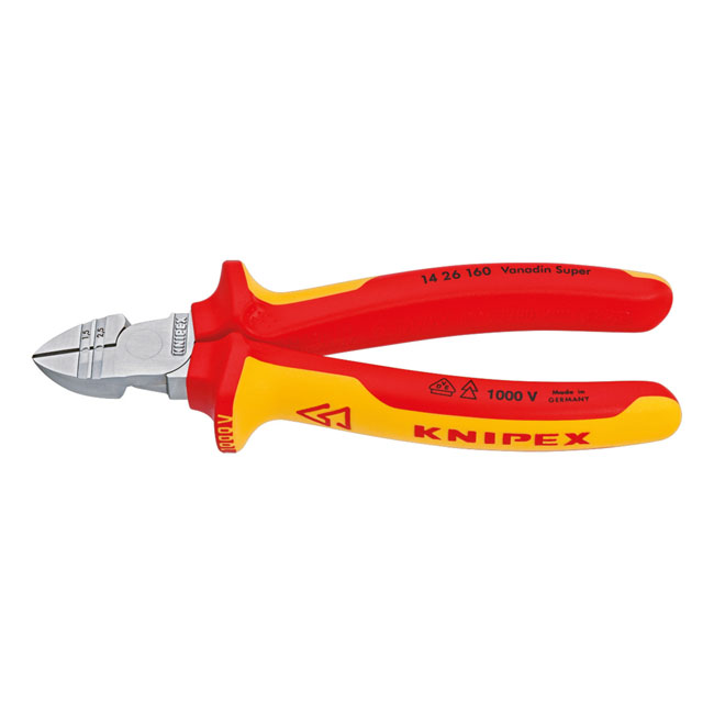 knipex diagonaal isolatiestrippers 160mm vde 0 259185