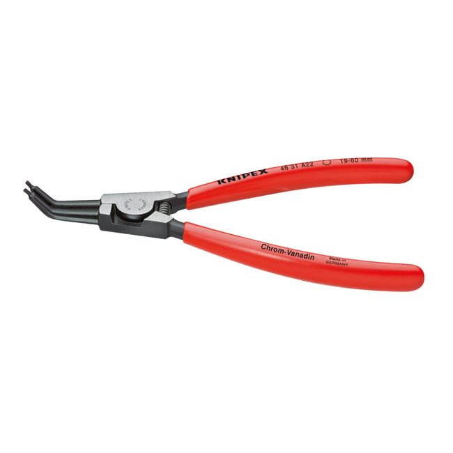knipex buitenborgveertang met 45deg gebogen punten 0 279185