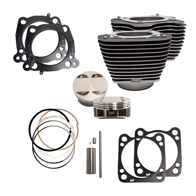 ss 107 to 124 big bore conversion cylinder piston kit 0 811475