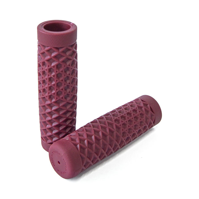 vans x cult waffle handlebar grip set oxblood 0 122685