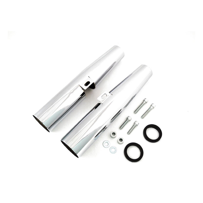 mcs vorkkappen voor 39mm vorken chroom 0 125515