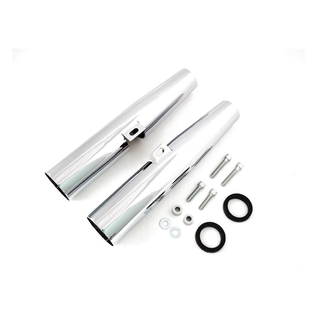 mcs vorkkappen voor 39mm vorken chroom 0 425515