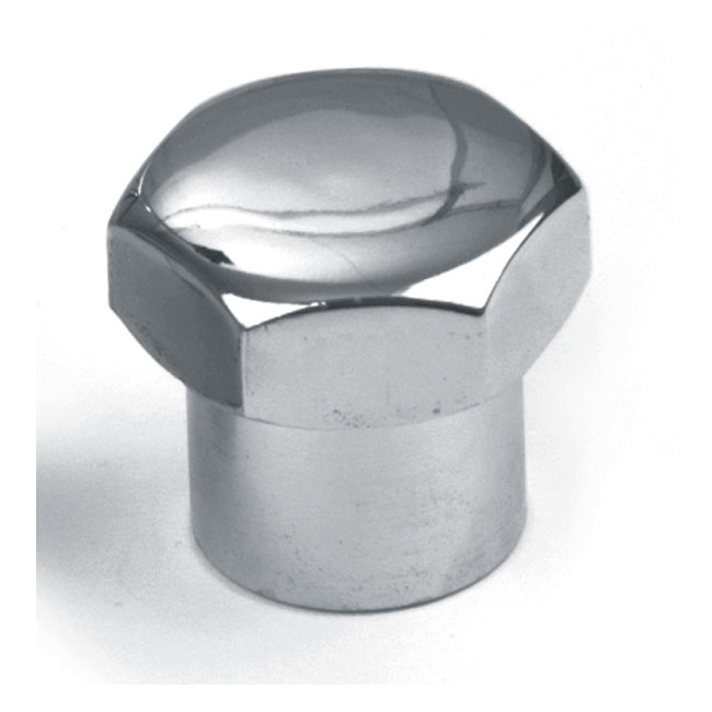 vork steel moer domed verchroomd 0 020315