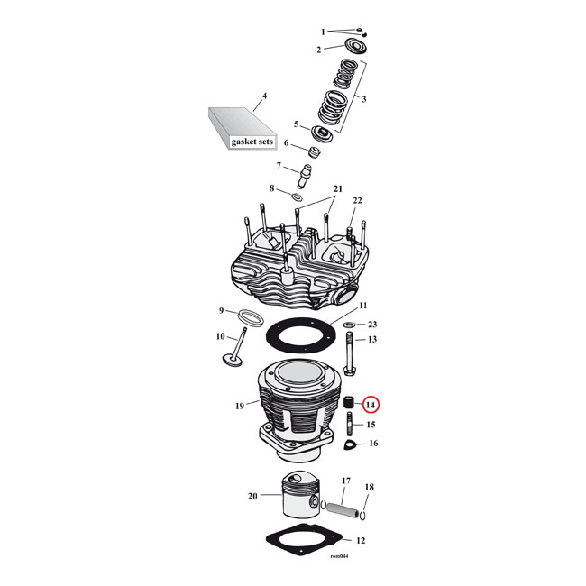 kolonie cilinder basis moer kit 0 541315