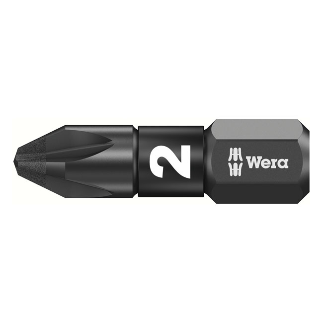 wera 1 4 bit voor pozidriv schroeven impactor pz2 0 708185