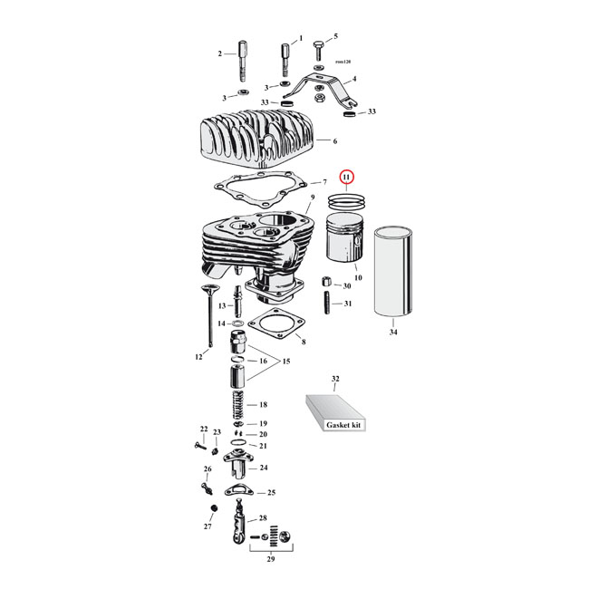 hastings 2 745 boring piston ringset 020 0 641649