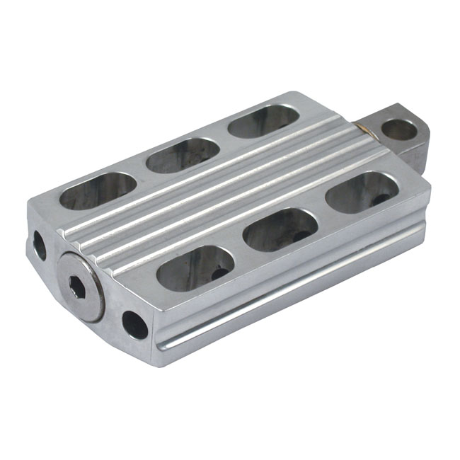 dippert aluminium kick pedaal gepolijst 0 110075
