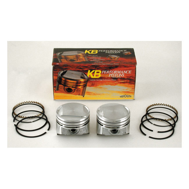 kb performance 1340cc evo bt pop up piston kit 030 0 966449