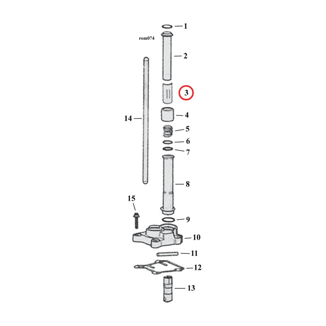 houder clip pushrod cover 99 up bt 0 470129