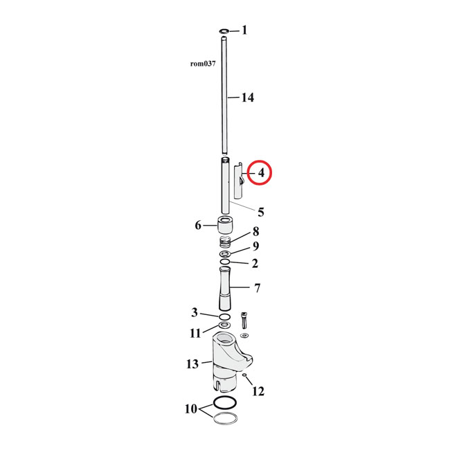 houder clip pushrod cover 86 90 xl 0 738109