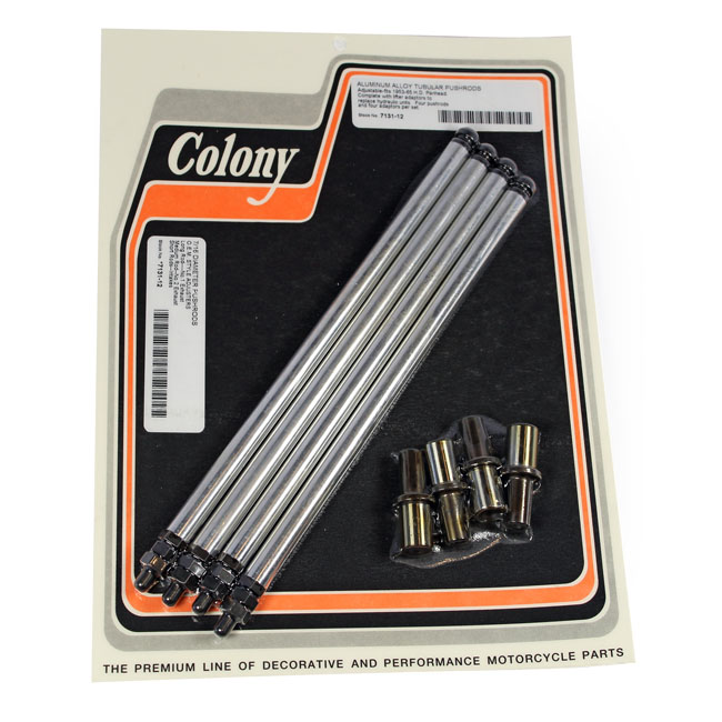 kolonie aluminium adj pushrod solid conversion kit pan 0 224989