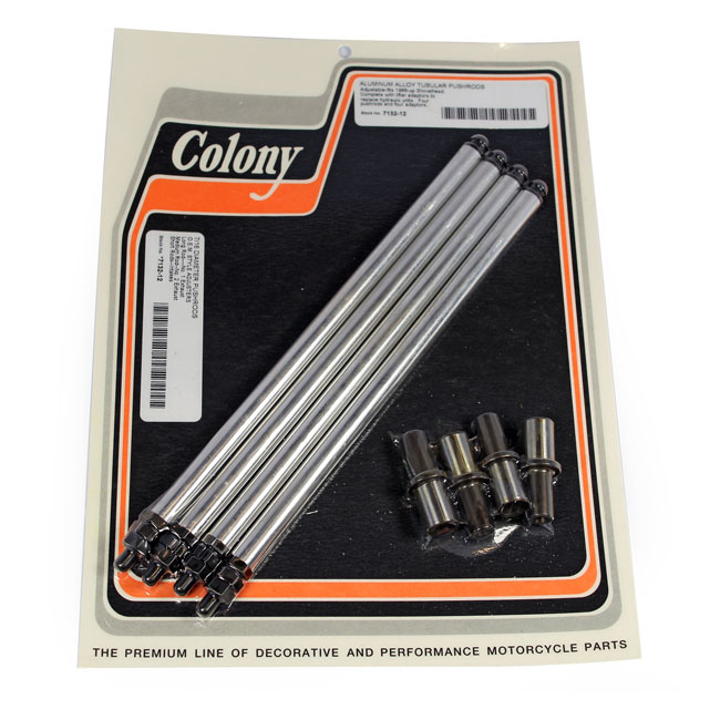 kolonie aluminium adj pushrod solid conversion kit shovel 0 324989