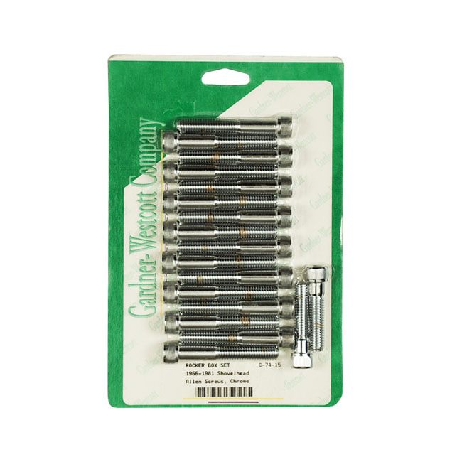 gw shovel rocker box bolt kit allen chroom 0 528015