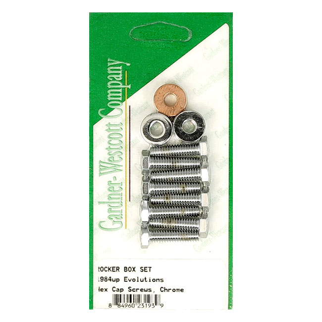 gw rocker box top bolt kit hex chrome 0 820879