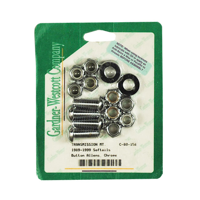gw transmissie mount kit button head chrome 0 260729