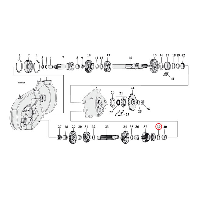 drukring c as 1e versnelling 060 inch 0 577405