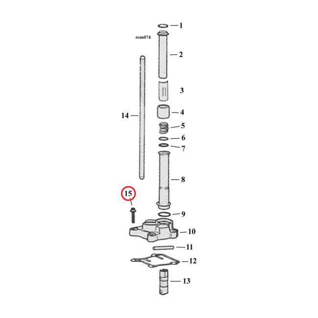 gw tappet block mount kit inbussleutel chroom 0 689205