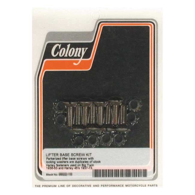 kolonie tappet block mount kit oem style black 0 771989