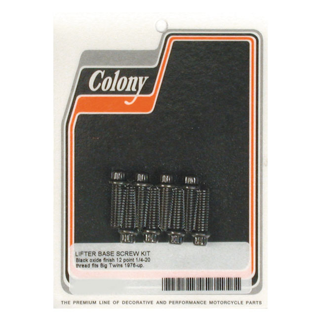 kolonie tappet block mount kit oem style black 0 481989