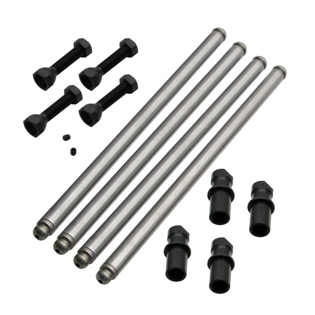 S&S, NIETADJ. CHROMOLY PUSHROD SET VOOR 74 "PANHEAD Motor onderdelen