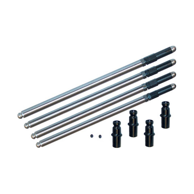 ss adj chromoly pushrods with solid converters 300 0 910509