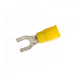 connectoren kabelschoen pvc krimpen geel 4 8mm 0 2154