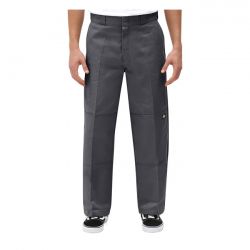 dickies dubbele knie broek antraciet grijs 0 3905