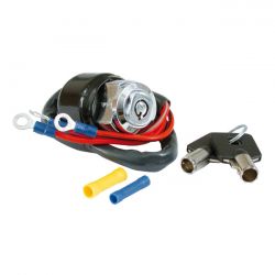 dyna stijl contactslot ronde sleutel 3 draads chroom 0 5118