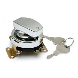 fl style contactslot 6 polige platte sleutel chroom 0 3755