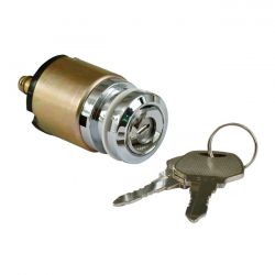 fx stijl contactslot dunne platte sleutel chroom 0 6350