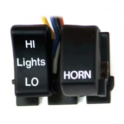 hi low claxon stuurschakelaar set zwart 0 3210