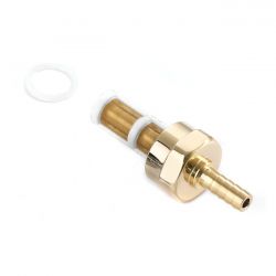 k tech brass m22x1 custom fuel line fitting gepolijst 0 5352