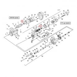 kogellager startmotor commutator buitenkant 0 5860