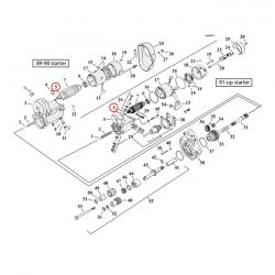 kogellager startmotor versnellingsbak binnen uiteinde 0 4504