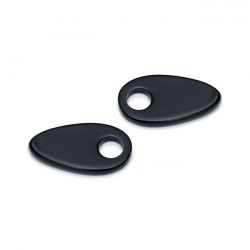 kuryakyn fender strut afdekplaten glanzend zwart 0 8178