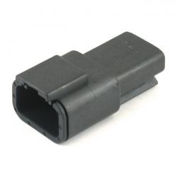 namz deutsch dtm connector zwart receptable 3 polig 0 7391