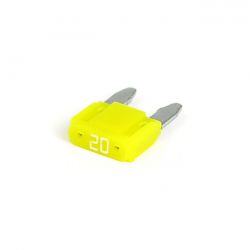 namz mini zekering met led knipperlicht geel 20a 0 2848