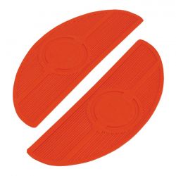 ovale repl pads vloerplanken rood 0 9908