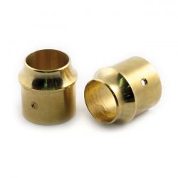 paughco messing uitlaat tip set 1 3 4 korte bocht 0 1280